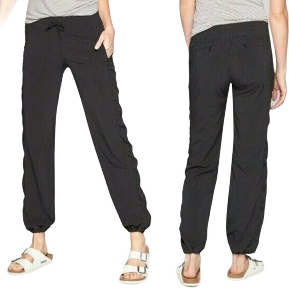 Athleta Women Gray Size 8 La Ruched Active lounge - Picture 2 of 12